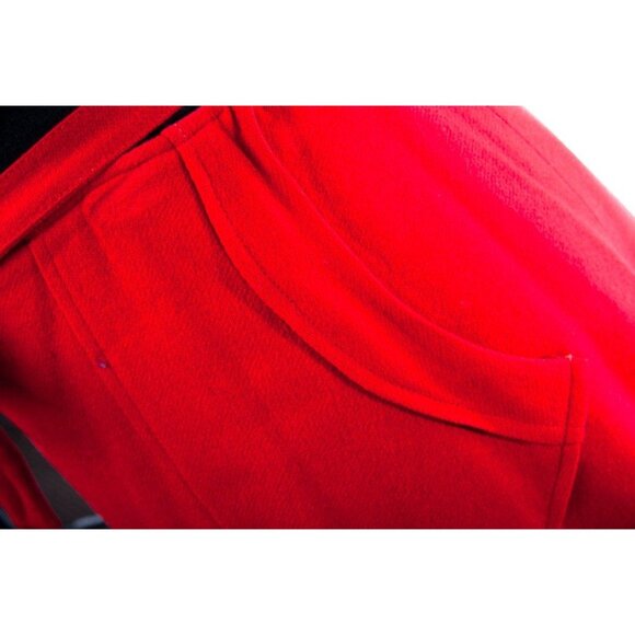 Vintage 1960’s Skirt Women’s Wrap Around Reversible Plaid Red Large 100% Wool - Picture 6 of 6